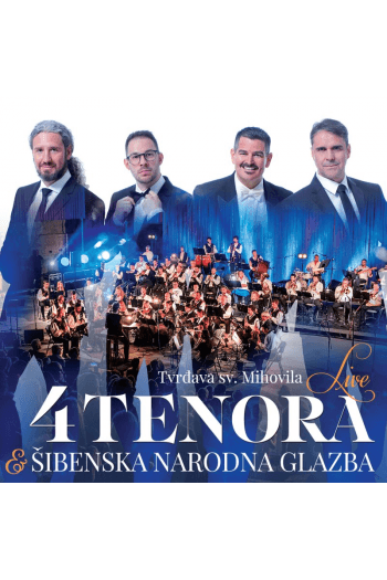 4 tenora i Šibenska narodna glazba - Tvrđava Sv. Mihovila - Live CD - omot