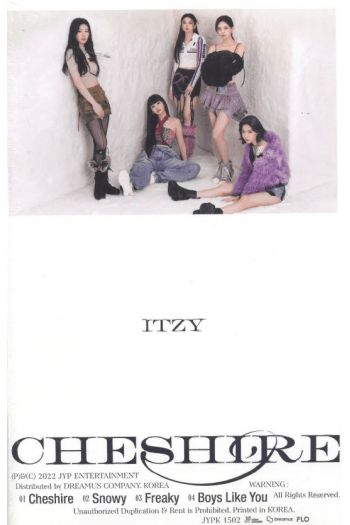 Itzy - Cheshire Standard (Normal) [Ver. B] CD - omot