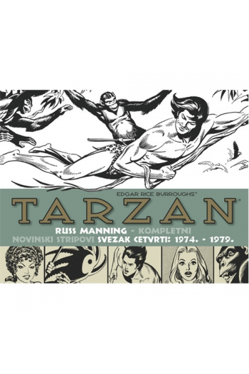 Tarzan kompletni novinski stripovi svezak 4. - 1974.-1979. - naslovnica