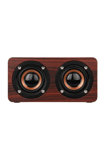 Zvučnik prijenosni bežični Bluetooth 15 cm HS - BT 182 tamno drvo - slika proizvoda