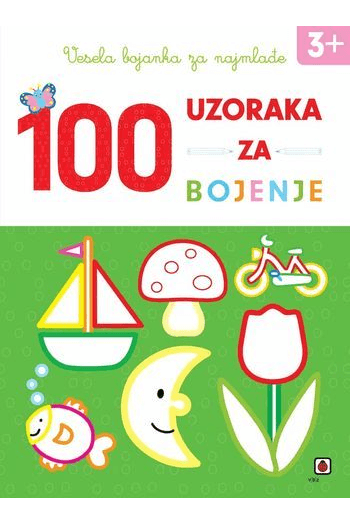 Vesela bojanka za najmlađe: 100 uzoraka za bojenje (3+) - naslovnica