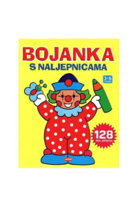 Bojanka s naljepnicama - klaun - naslovnica