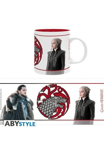 GAME OF THRONES - Mug - 320 ml - Jon & Daenerys - subli - With box - slika proizvoda