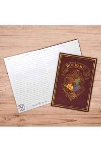 Blue Sky Harry Potter A5 Casebound Notebook - Red - Colourful Crest - slika proizvoda