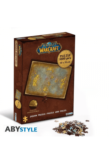World Of Warcraft - Jigsaw Puzzle 1000 Pieces - Azeroths Map - slika proizvoda