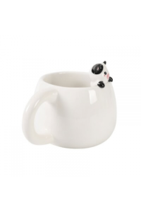 Šalica keramička iTotal Cute animals Charm bijela kravica XL2568
