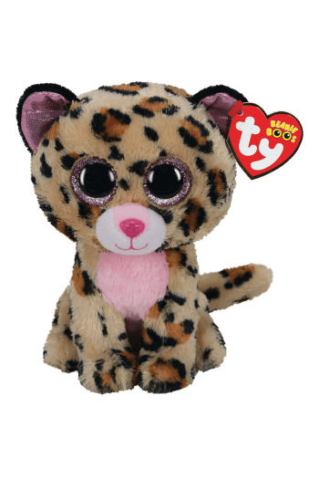 Pliš BBoos LIVVIE - smeđi/roza leopard, med - slika proizvoda