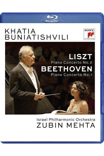 Khatia Buniatishvili, Zubin Mehta, Israel Philharmonic Orchestra - Liszt: Piano Concerto No. 2 in A Major, Beethoven: Piano Concerto No. 1 BD - omot