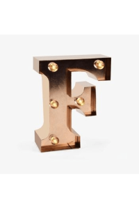 Mini lampica slovo F