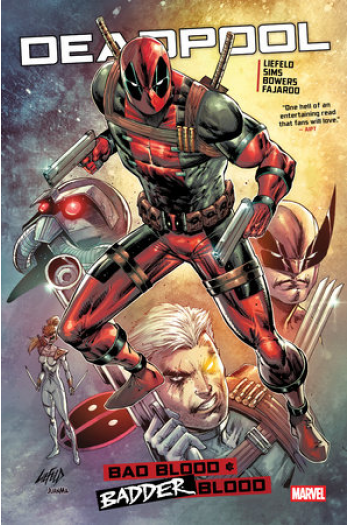 Deadpool: Bad,Badder Blood (Strip) - naslovnica
