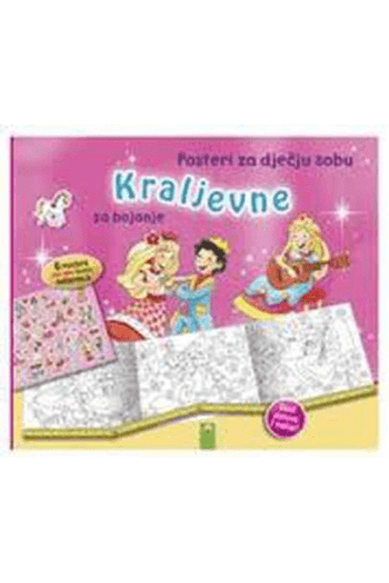 Kraljevne bojanka – posteri za dječju sobu - naslovnica