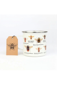 Bee Enamel Mug