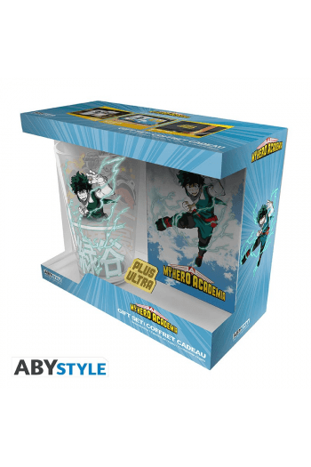 My Hero Academia - Pack XXL Glass + Pin + Pocket Notebook Heroes - slika proizvoda