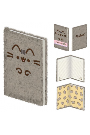 Pyramid Pusheen Plush A5 Notebook - slika proizvoda