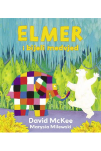 Elmer i bijeli medvjed (Slikovnica) - naslovnica