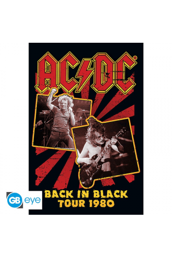 AcDc - Poster « Back In Black 80 » (91.5X61) - slika proizvoda