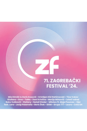 Razni izvođači - 71. Zagrebački festival 2024 CD - omot