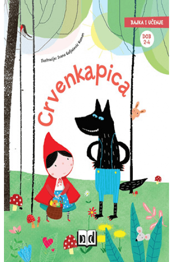 Bajka i učenje - Crvenkapica (Slikovnica) - naslovnica