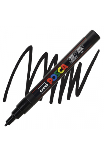 Marker Uni pc-3m Posca crni - slika proizvoda
