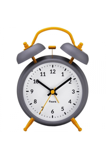 Sat Alarm Retro Sivo/Žuti - slika proizvoda