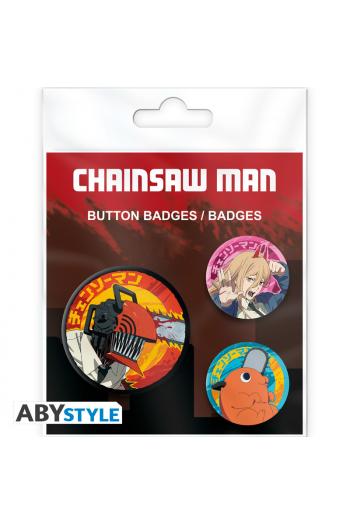Chainsaw Man - Badge Pack - Denji, Devil, Pochita - slika proizvoda