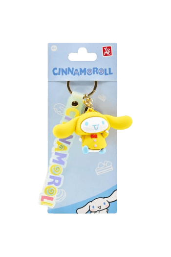 Yume Cinnamoroll Four Seasons Series Keychain With Hand Strap- Raincoat - slika proizvoda