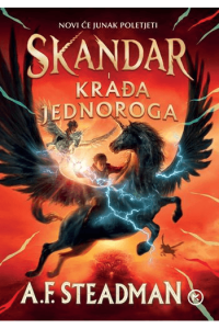 Skandar i krađa jednoroga - naslovnica
