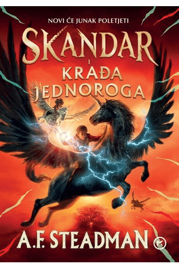 Skandar i krađa jednoroga - naslovnica