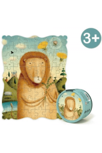 Puzzle 48 kom Portreti - Lav I Maslačak - slika proizvoda