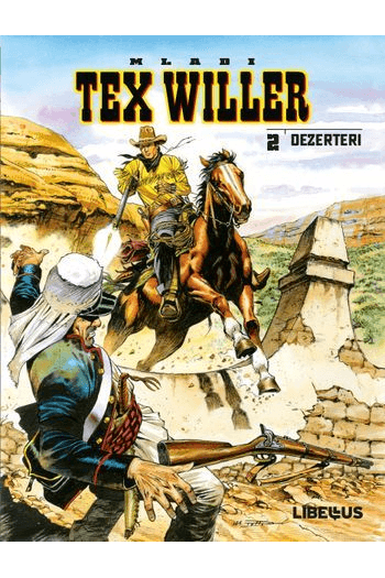 Tex Willer: Mladi Tex CB02 - Dezerteri (Strip) - naslovnica