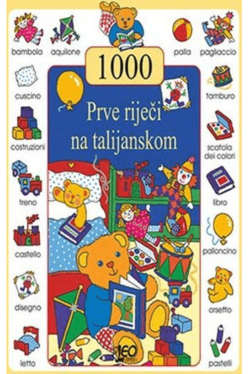 1000 prvih riječi na talijanskom - naslovnica