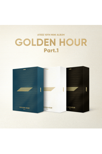 Ateez - 10Th Mini Album [Golden Hour : Part.1] (Blue Hour, [Black Ver.] CD - omot