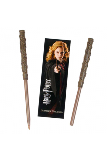 Noble Collection - Harry Potter - Wands - Hermione Wand Pen And Bookmark - slika proizvoda