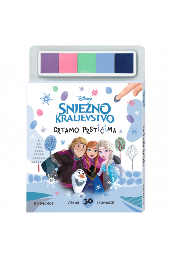 Snježno kraljevstvo: Crtamo prstićima - naslovnica
