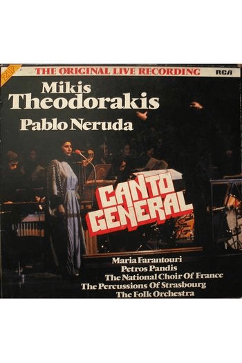 Theodorakis, Mikis /Neruda - Canto General CD - omot
