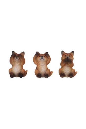 Nemesis Now Three Wise Foxes 8,5cm - slika proizvoda