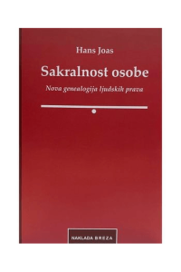 Sakralnost osobe - Nova genealogija ljudskih prava - naslovnica