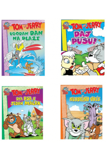 Tom i Jerry, Priče 1-4 (Slikovnica) - naslovnica