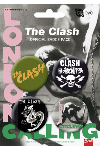 Clash- London calling bedževi set - slika proizvoda