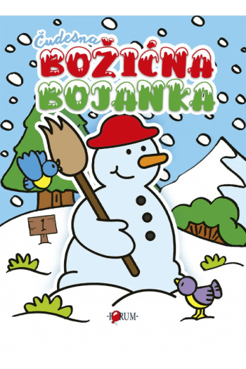 Čudesna Božićna bojanka 1 - naslovnica