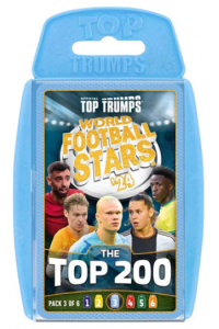 TOP TRUMPS – WORLD FOOTBALL STARS 200 PACK 3