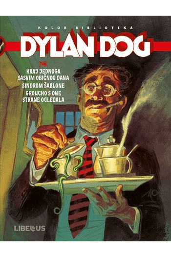 Dylan Dog kolor biblioteka 34: Groucho s one strane ogledala (Strip) - naslovnica