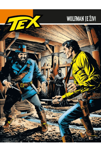 Tex Willer 145:Wolfman je živ! (Strip) - naslovnica