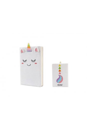 Notes iTotal plišani A5 Unicorn jednorog XL2052C - slika proizvoda