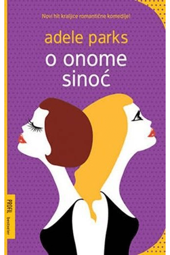 O onome sinoć - naslovnica