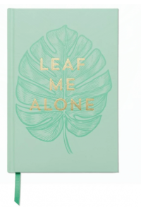 Leaf Me Alone Journal