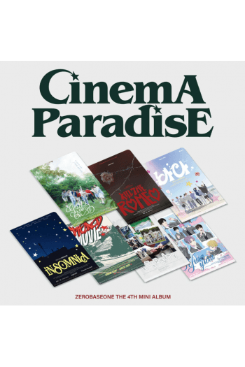ZEROBASEONE - 4Th Mini Album [Cinema Paradise] (Zerose Ver.) [Track 04 Ver.] CD - omot