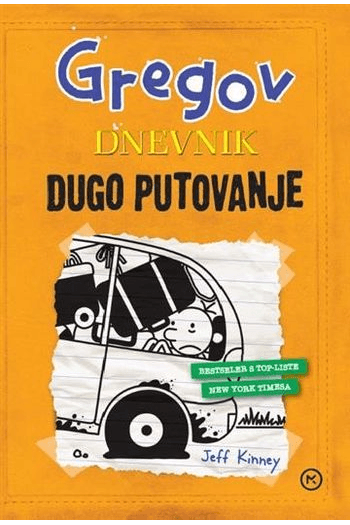 Gregov dnevnik #09: Dugo putovanje - naslovnica