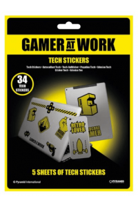 Pyramid Gamer At Work Tech Stickers - slika proizvoda