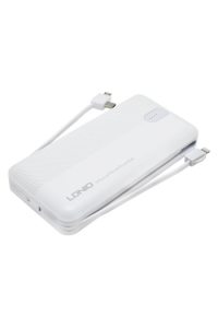Baterija prenosiva LDNIO 20000 mAh PL2014+kabeli mikro,iPhone, tip c bijela - slika proizvoda
